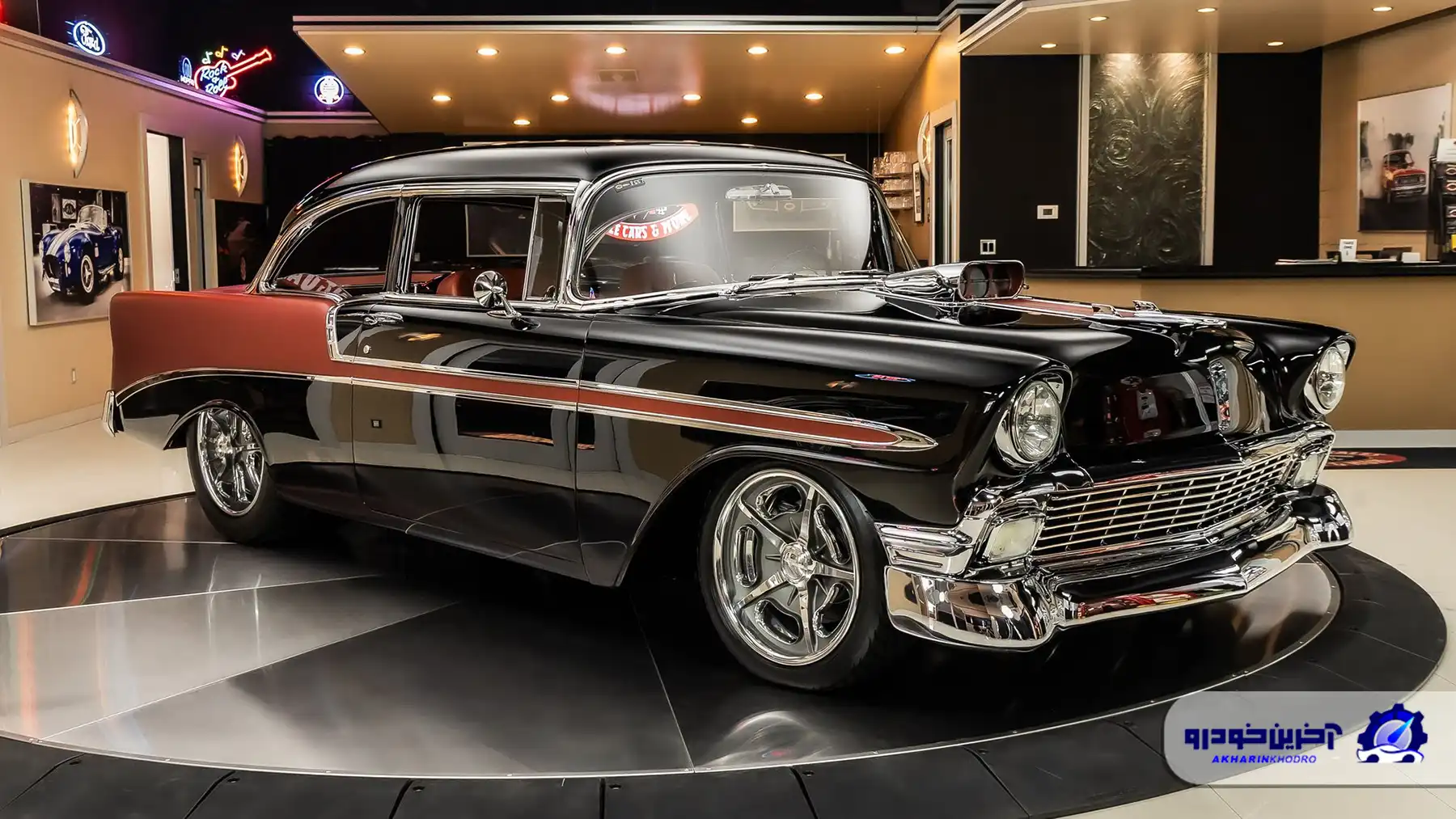 فروش جواهری کلاسیک توسط ونگارد موتور؛ شورولت بل ایر بازسازی‌شده با قلب V8 و قیمت نجومی